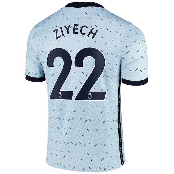Trikot Chelsea NO.22 Ziyech Auswarts 2020-21 Blau Fussballtrikots Günstig